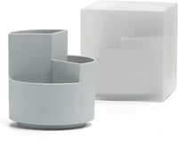 360 degree rotating multi-functional pen holder with 3 separate layer for office desk organiser (Grey) Kings Warehouse 