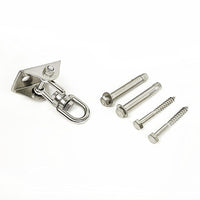 360 Degree Swivel Swing Hanger with Stainless Steel Hook for Ceiling Heavy Duty Hanging Gym Equipment Home & Garden Kings Warehouse 