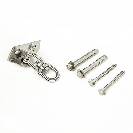 360 Degree Swivel Swing Hanger with Stainless Steel Hook for Ceiling Heavy Duty Hanging Gym Equipment Home & Garden Kings Warehouse 