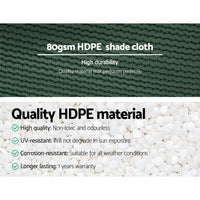 3.66x20m 30% UV Shade Cloth Shadecloth Sail Garden Mesh Roll Outdoor Green End of Season Clearance Kings Warehouse 