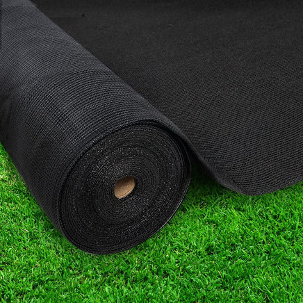 3.66x30m 30% UV Shade Cloth Shadecloth Sail Garden Mesh Roll Outdoor Black End of Season Clearance Kings Warehouse 
