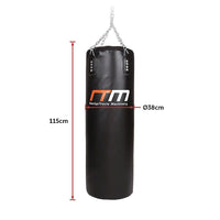 37kg Boxing Punching Bag Filled Heavy Duty Sports & Fitness Kings Warehouse 