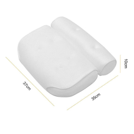 3D Spa Mesh Bath Pillow Neck Back Support Bathtub Tub Cushions Kings Warehouse 