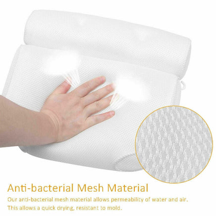 3D Spa Mesh Bath Pillow Neck Back Support Bathtub Tub Cushions Kings Warehouse 