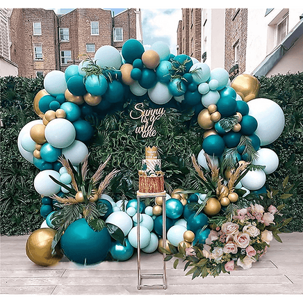 3M Gold Wedding Hoop Round Circle Arch Backdrop Flower Display Stand Frame Background Kings Warehouse 