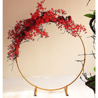 3M Gold Wedding Hoop Round Circle Arch Backdrop Flower Display Stand Frame Background Kings Warehouse 