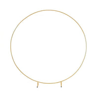 3M Gold Wedding Hoop Round Circle Arch Backdrop Flower Display Stand Frame Background Kings Warehouse 