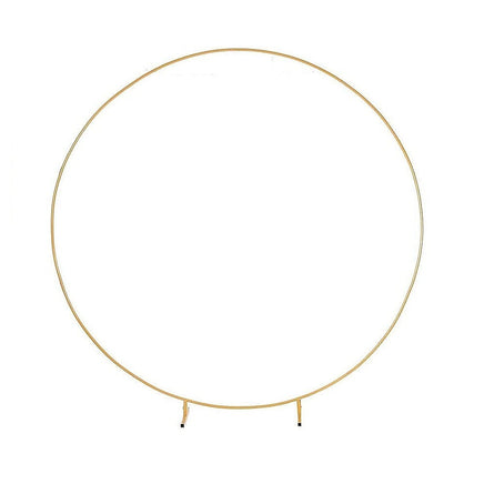 3M Gold Wedding Hoop Round Circle Arch Backdrop Flower Display Stand Frame Background Kings Warehouse 
