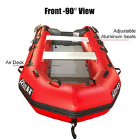 3m Inflatable Dinghy Boat Tender Pontoon Rescue- Red Kings Warehouse 
