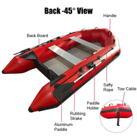 3m Inflatable Dinghy Boat Tender Pontoon Rescue- Red Outdoor Recreation Kings Warehouse 
