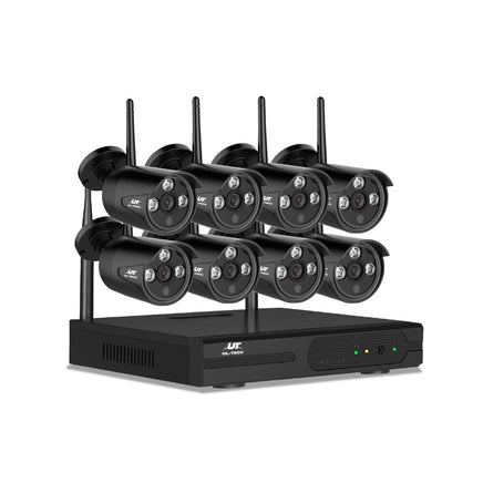 3MP 8CH Wireless Security Camera NVR Video 10% Off Everything Inside Kings Warehouse 