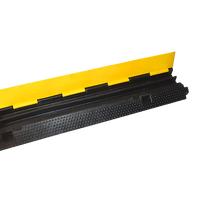 3pcs 2-Cable Rubber Electrical Wire Cover Heavy Duty Protector Dual Channel Tools Kings Warehouse 