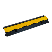 3pcs 2-Cable Rubber Electrical Wire Cover Heavy Duty Protector Dual Channel Tools Kings Warehouse 