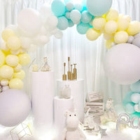 3PCS Display Stand Round Cylinder Pedestal w/ Balloon Set + LED Strip Wedding AU Home & Garden Kings Warehouse 