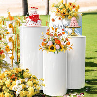 3PCS Display Stand Round Cylinder Pedestal w/ Balloon Set + LED Strip Wedding AU Home & Garden Kings Warehouse 