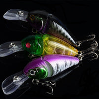3x 8.5cm Popper Crank Bait Fishing Lure Lures Surface Tackle Saltwater Kings Warehouse 