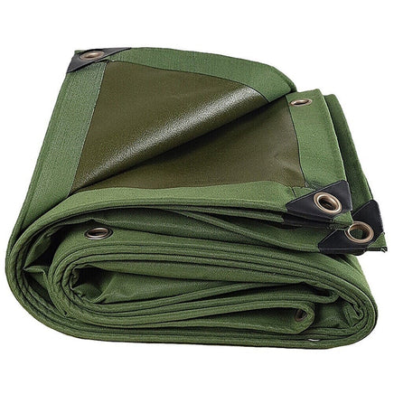 3x4M Army Heavy Duty Waterproof Canvas Tarp Tarpaulin Sun Blocked Dustproof Home & Garden Kings Warehouse 