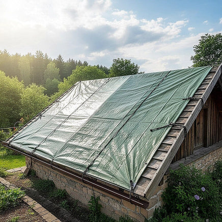 3x4M Army Heavy Duty Waterproof Canvas Tarp Tarpaulin Sun Blocked Dustproof Home & Garden Kings Warehouse 