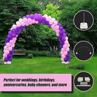 3x4m Full Set Balloon Arch Column Kit Floor Base Stand For Wedding & Party Home & Garden KingsWarehouse 