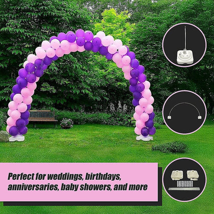 3x4m Full Set Balloon Arch Column Kit Floor Base Stand For Wedding & Party Home & Garden KingsWarehouse 