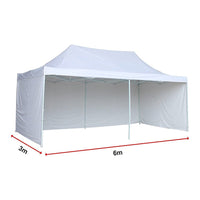 3x6m Popup Gazebo Party Tent Marquee Home & Garden Kings Warehouse 