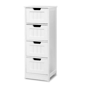 4 Chest of Drawers - LEESA White Furniture Kings Warehouse 