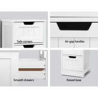 4 Chest of Drawers - LEESA White Furniture Kings Warehouse 