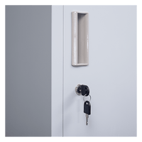 4-Door Vertical Locker for Office Gym Shed School Home Storage Furniture Kings Warehouse 