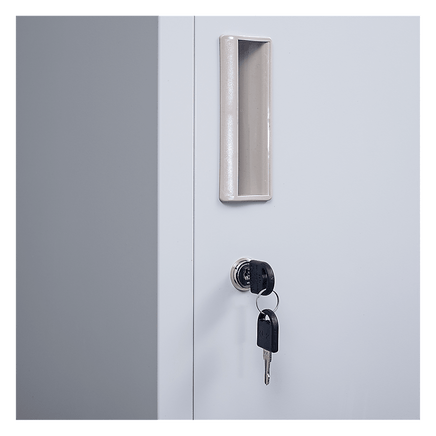 4-Door Vertical Locker for Office Gym Shed School Home Storage Furniture Kings Warehouse 