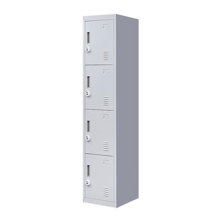 4-Door Vertical Locker for Office Gym Shed School Home Storage Furniture Kings Warehouse 