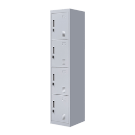 4-Door Vertical Locker for Office Gym Shed School Home Storage Furniture Kings Warehouse 