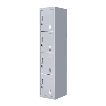 4-Door Vertical Locker for Office Gym Shed School Home Storage Furniture Kings Warehouse 
