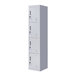 4-Door Vertical Locker for Office Gym Shed School Home Storage Furniture Kings Warehouse 