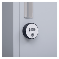 4-Door Vertical Locker for Office Gym Shed School Home Storage Furniture Kings Warehouse 