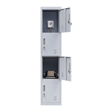4-Door Vertical Locker for Office Gym Shed School Home Storage Furniture Kings Warehouse 