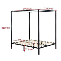4 Four Poster Double Bed Frame Kings Warehouse 