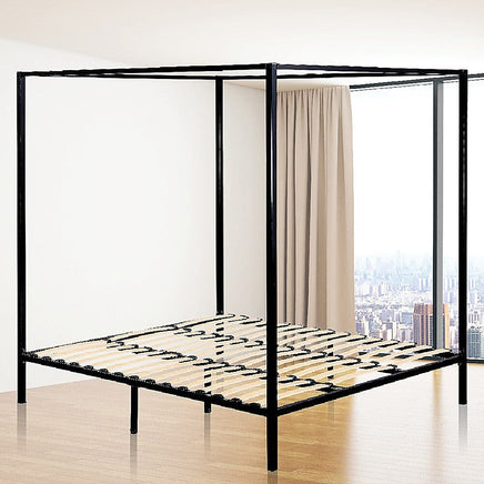 4 Four Poster King Bed Frame Furniture Kings Warehouse 