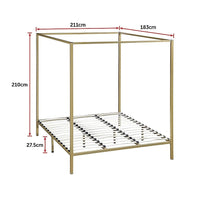 4 Four Poster King Bed Frame Furniture Kings Warehouse 