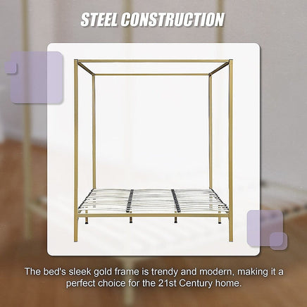 4 Four Poster King Bed Frame Furniture Kings Warehouse 