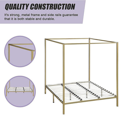 4 Four Poster King Bed Frame Furniture Kings Warehouse 