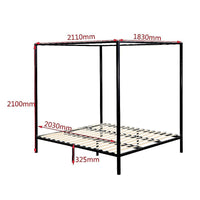 4 Four Poster King Bed Frame Kings Warehouse 