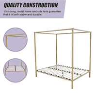 4 Four Poster Queen Bed Frame Furniture Kings Warehouse 