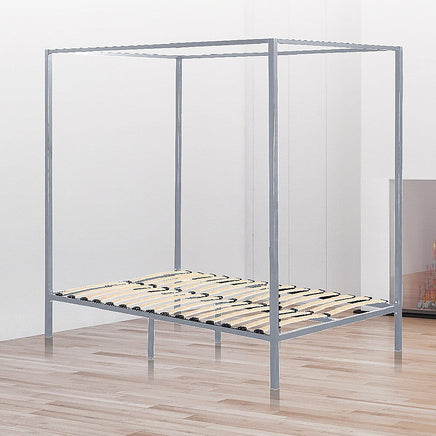 4 Four Poster Queen Bed Frame Kings Warehouse 