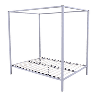 4 Four Poster Queen Bed Frame Kings Warehouse 