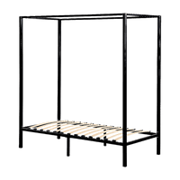 4 Four Poster Single Bed Frame Kings Warehouse 