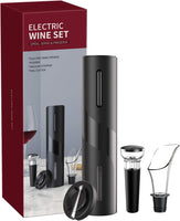 4 in 1 Electric wine opener set with USB charging for wine lovers Kings Warehouse 