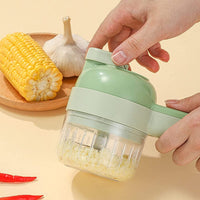 4 In 1 Handheld Electric Vegetable Cutter Multifunction Vegetable Fruit Slicer Kings Warehouse 