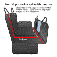 4-in-1 Multi-Function Car Back Seat Cover Pet Dog Waterproof Hammock Protective Pad Kings Warehouse 