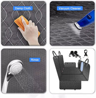 4-in-1 Multi-Function Car Back Seat Cover Pet Dog Waterproof Hammock Protective Pad Kings Warehouse 