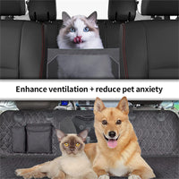 4-in-1 Multi-Function Car Back Seat Cover Pet Dog Waterproof Hammock Protective Pad Kings Warehouse 